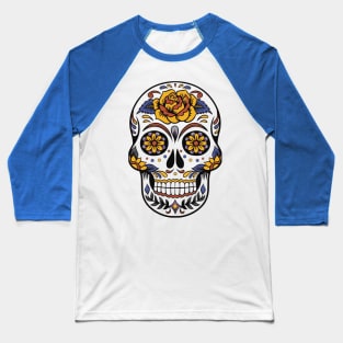 Sugar Skull design Baseball T-Shirt